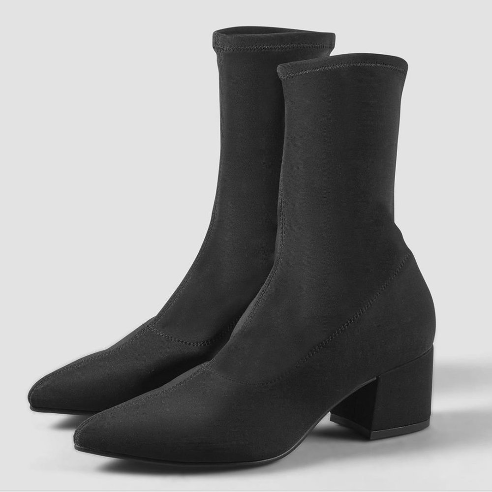 Vagabond Mya Black Stretch Boots, size 40